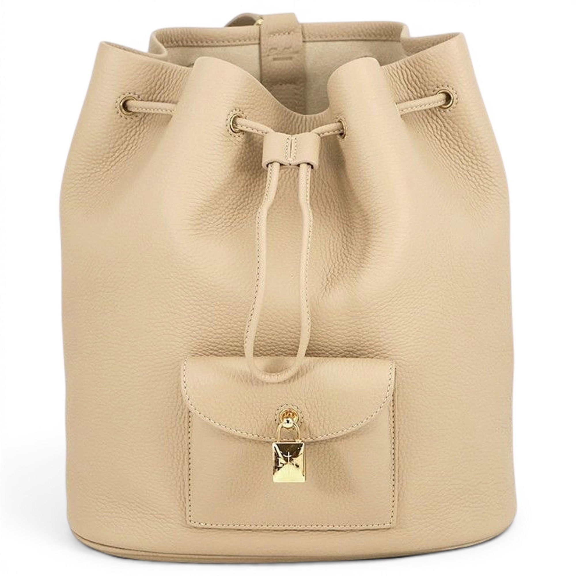 Leather backpack