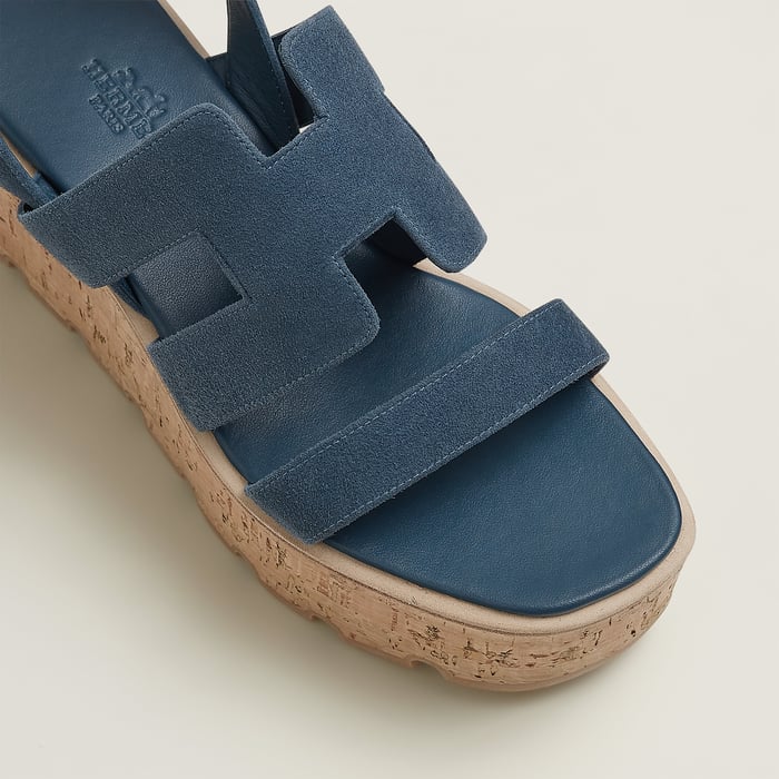 Bleu Céleste Sandália Havane 30