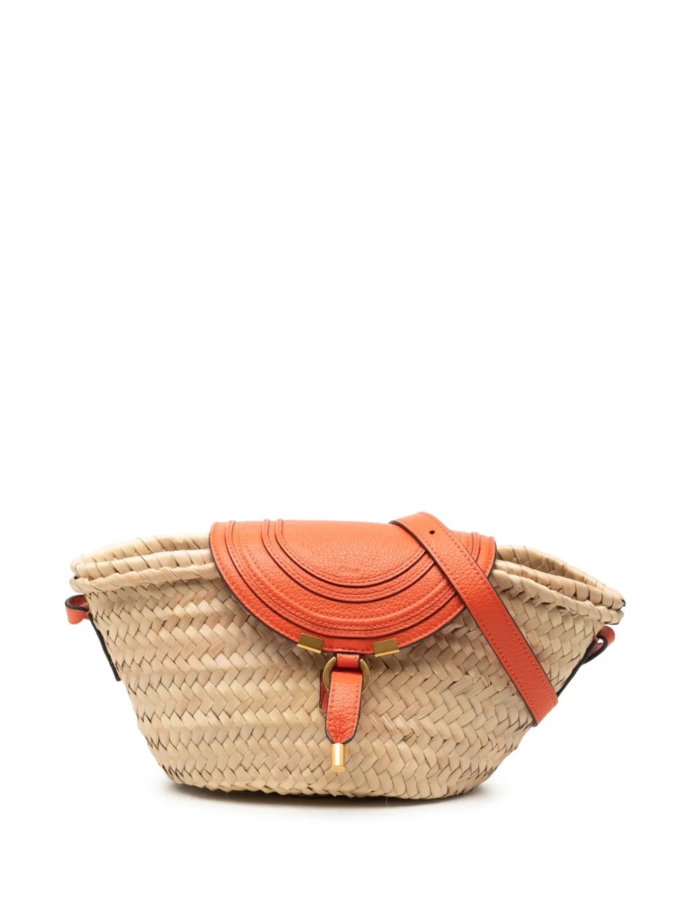 2022 Mini Raffia Marcie Basket crossbody bag