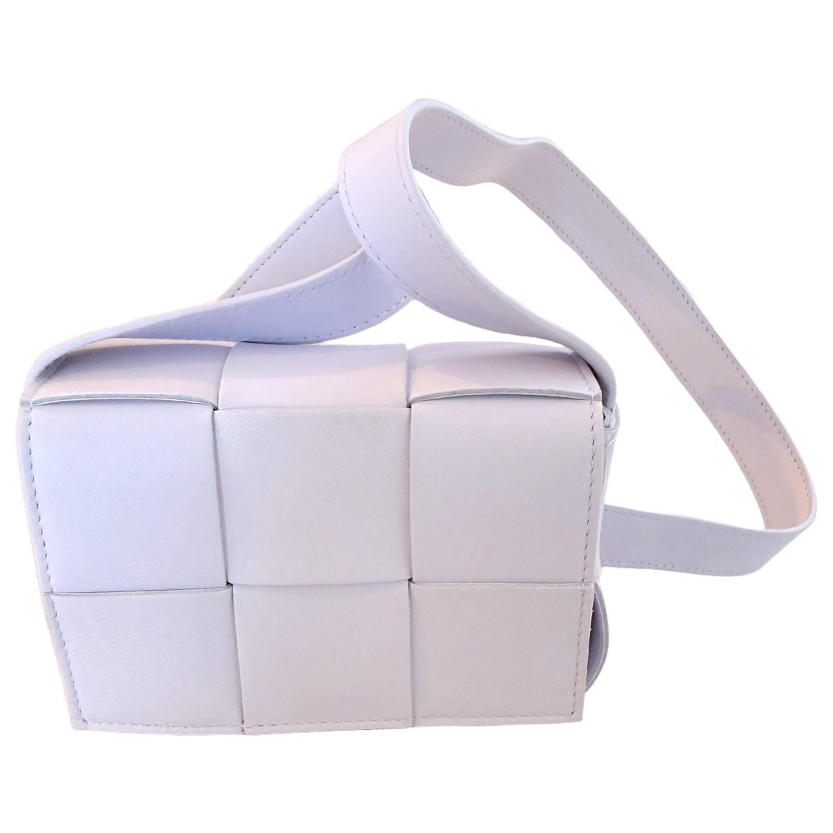 Cassette leather handbag