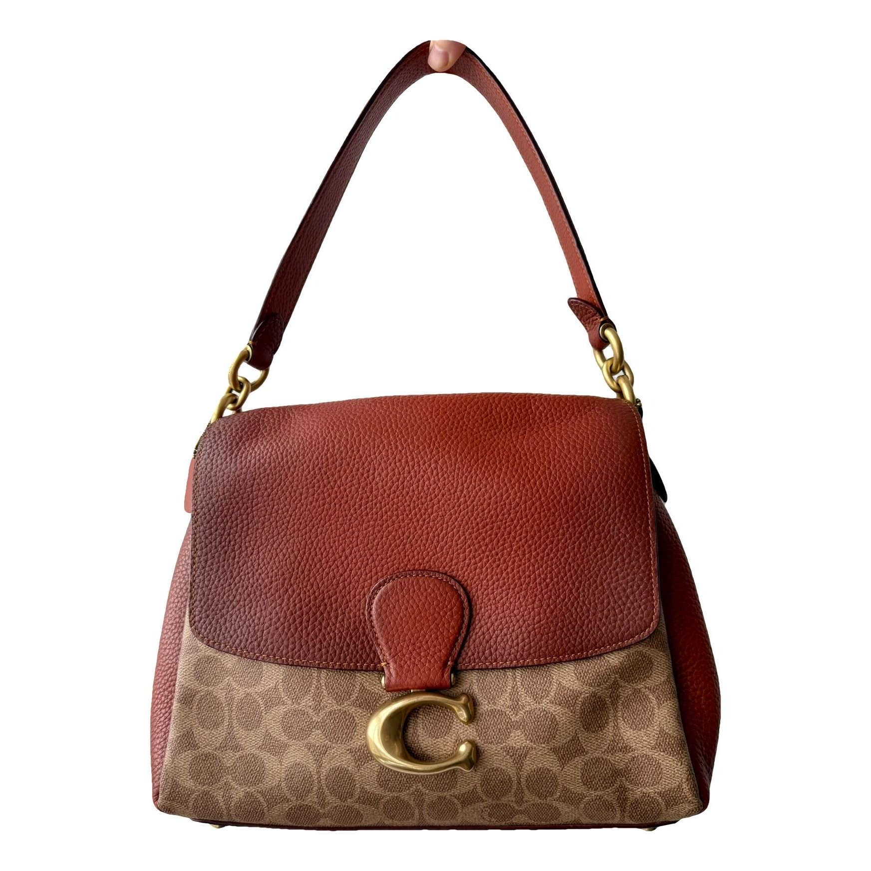 Leather handbag