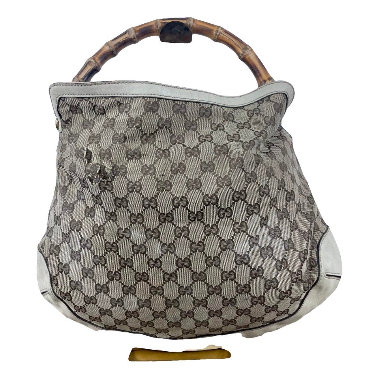 Bamboo Top Handle cloth handbag