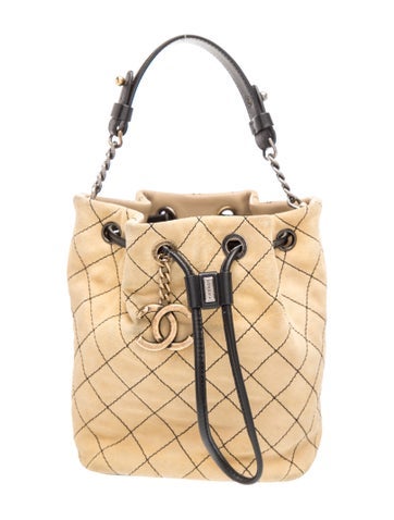 Small Suede Bucket Bag
