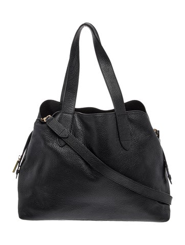 Leather Top Handle Bag