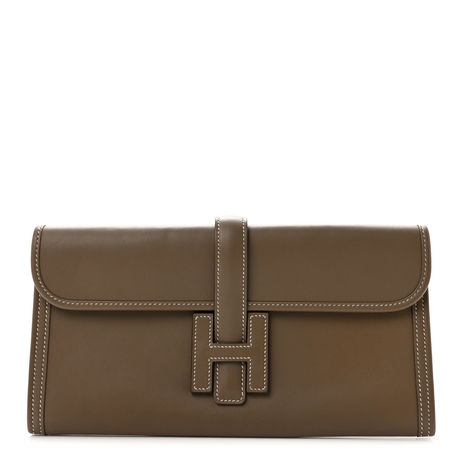 Hermes Swift Jige Elan 29 Clutch Etoupe