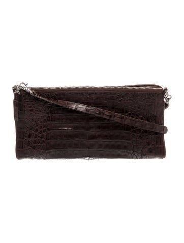 Embossed Leather Shoulder Bag