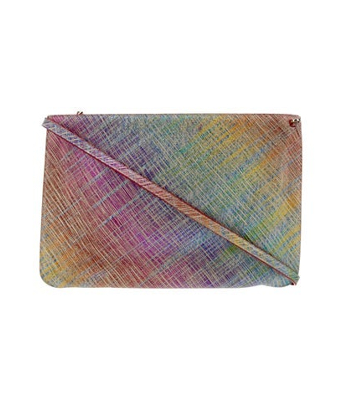 Christian Louboutin Louboutin Studded Metallic Leather Crossbody Bag