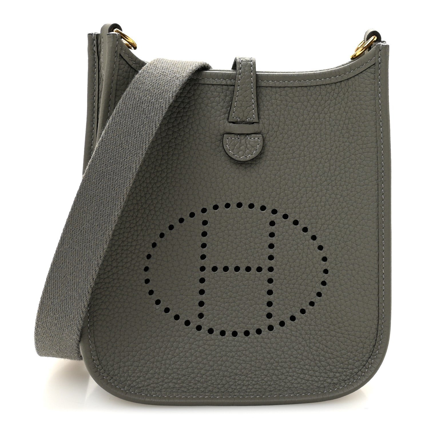 Hermes Taurillon Clemence Evelyne TPM Gris Meyer