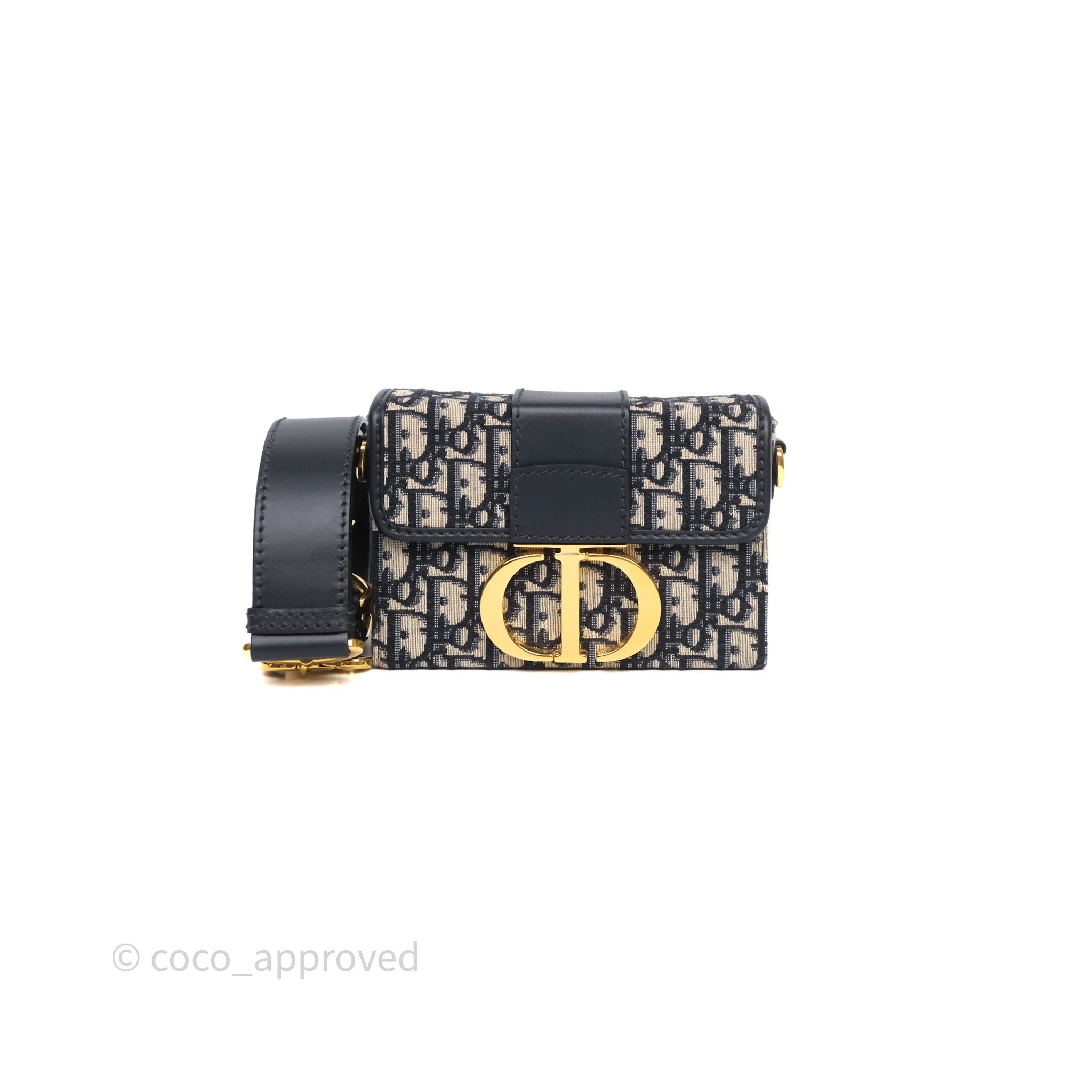 Christian Dior 30 Montaigne Oblique Jacquard Box Bag