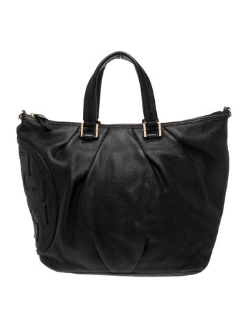 Tory Burch Burch Leather Top Handle Bag