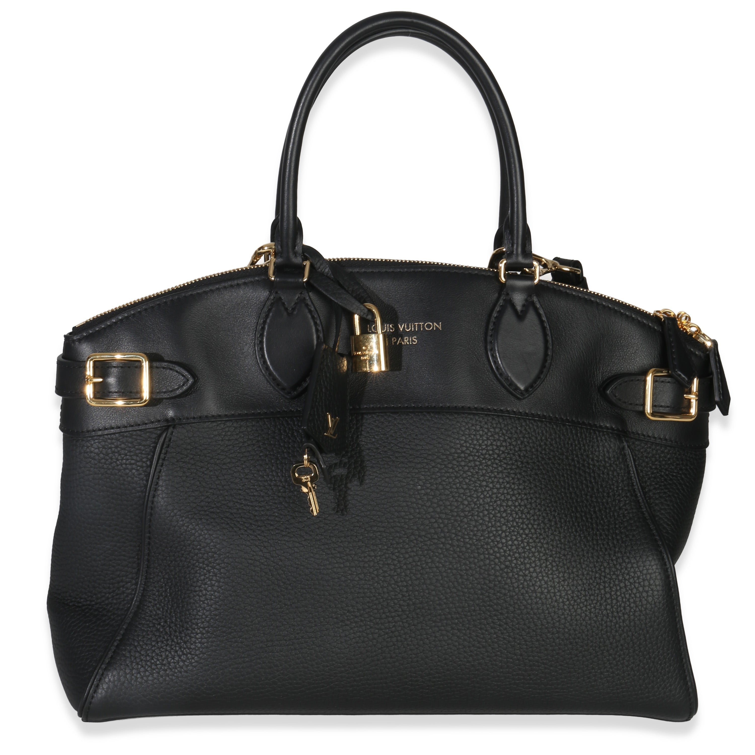 Black Grained Calfskin Monogram Vendome MM