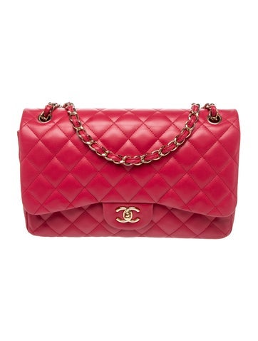 Quilted Lambskin Classic Jumbo Double Flap Bag