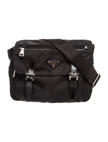 Tessuto Nylon Messenger Bag