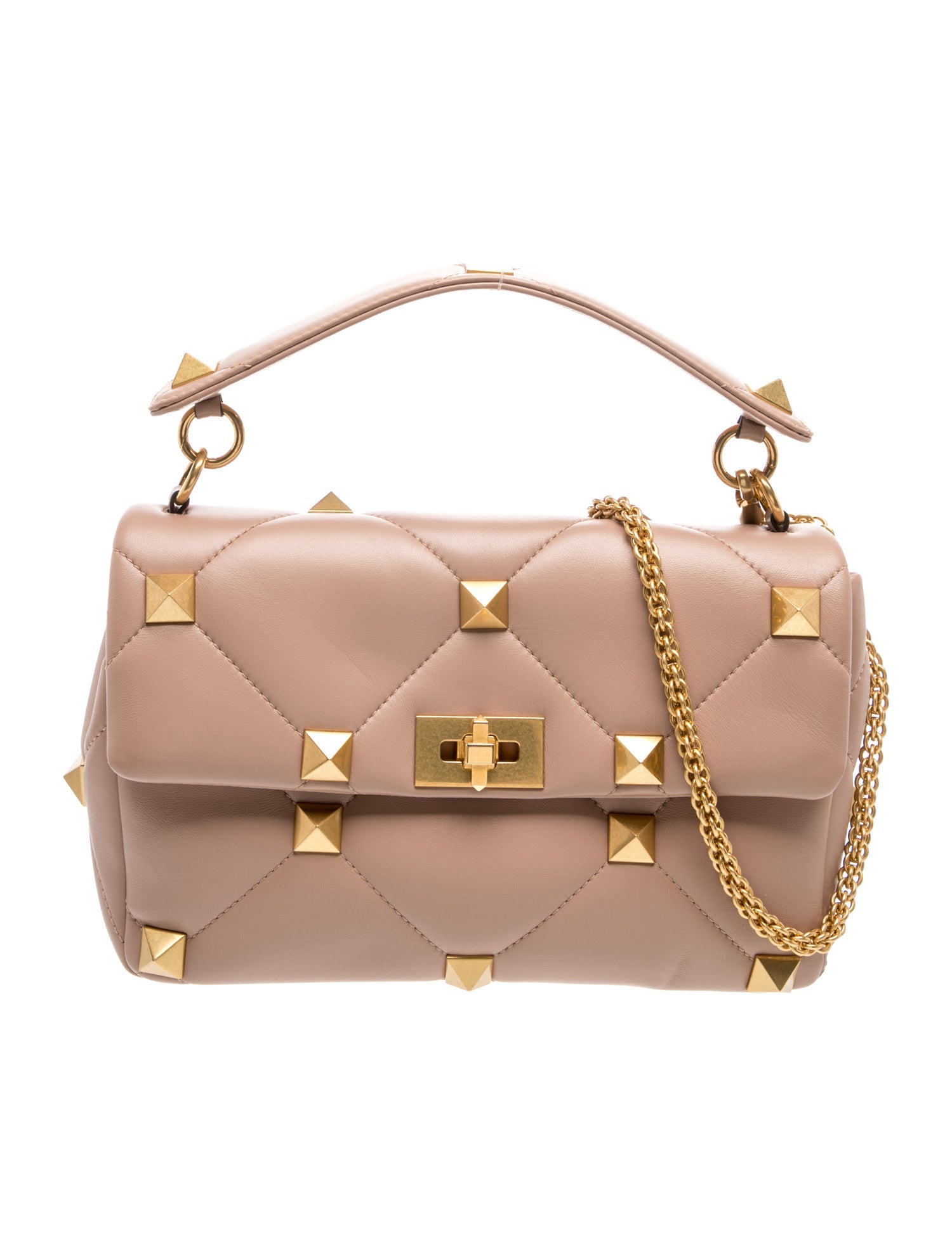 Rockstud Top Handle Bag