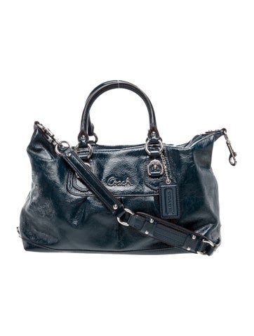 Patent Leather Top Handle Bag
