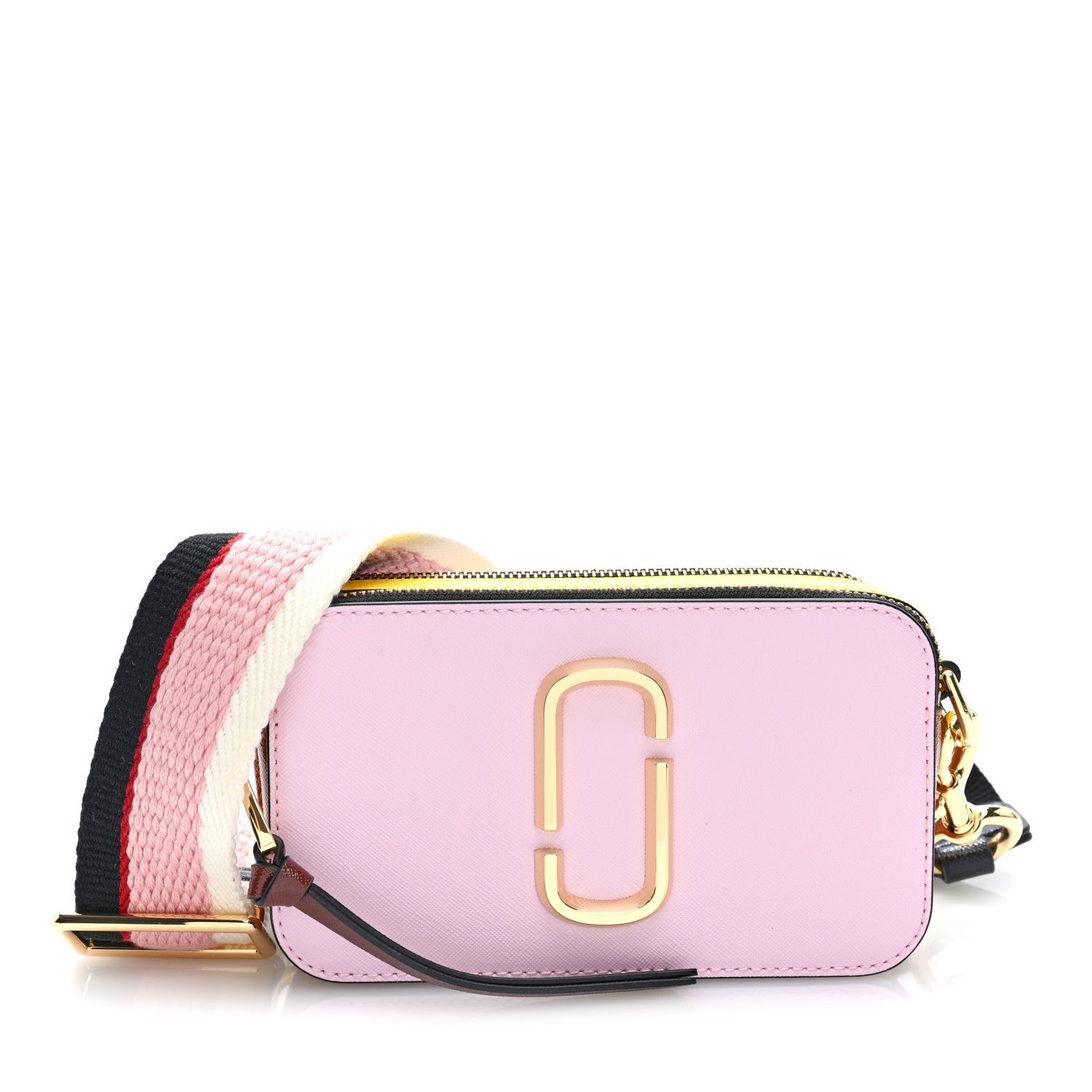 Marc Jacobs Marc Jacobs Saffiano Small Snapshot Camera Bag Blush Multicolor