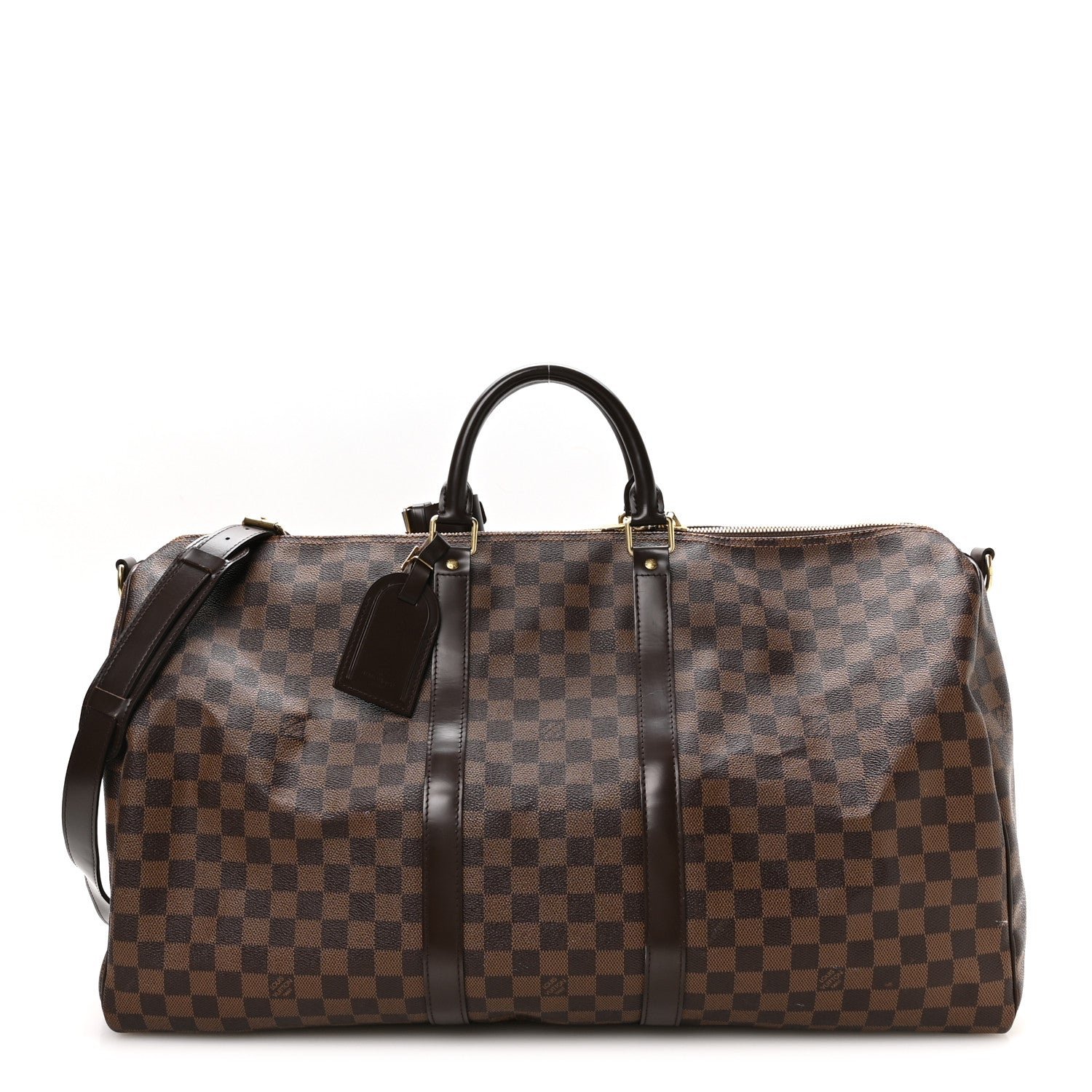 Louis Vuitton Damier Ebene Keepall Bandouliere 55