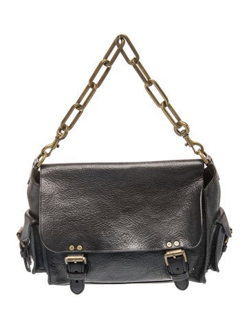 Mulberry Leather Top Handle Bag