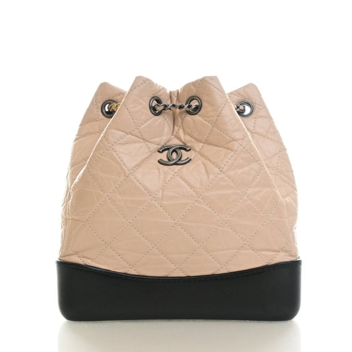 Chanel Small Crumpled Calfskin Gabrielle Backpack
