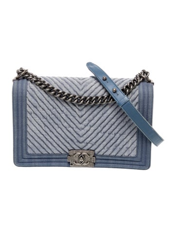 Denim New Medium Boy Bag