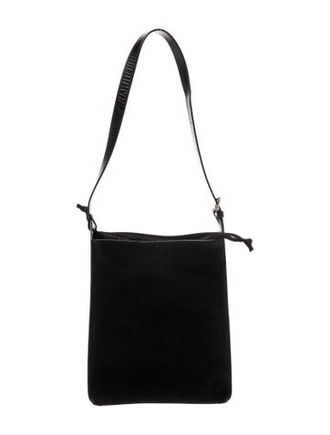 Suede Messenger Bag