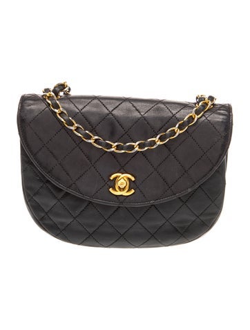 Vintage Crescent Crossbody Bag