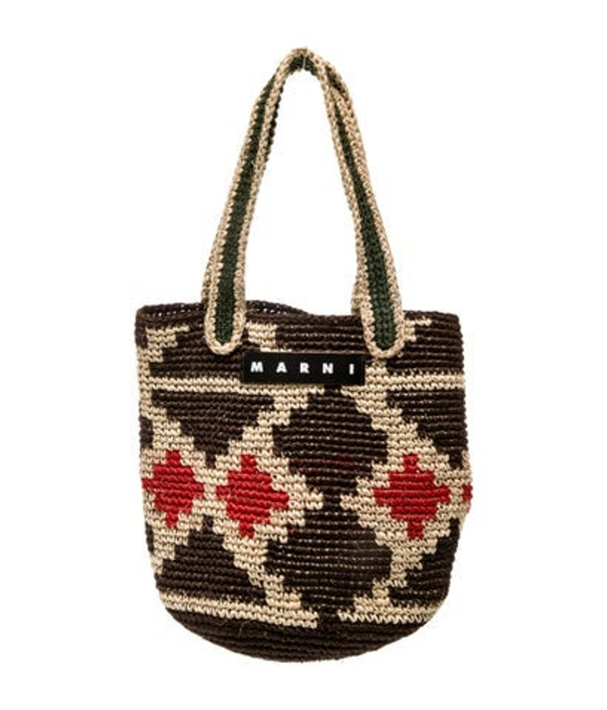 Marni Raffia Shoulder Bag