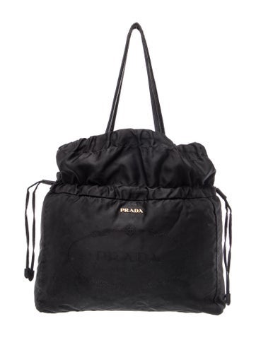 Prada Tessuto Nylon Shoulder Bag Vintage