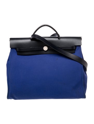 Hermes Toile & Vache Hunter Herbag Zip 39