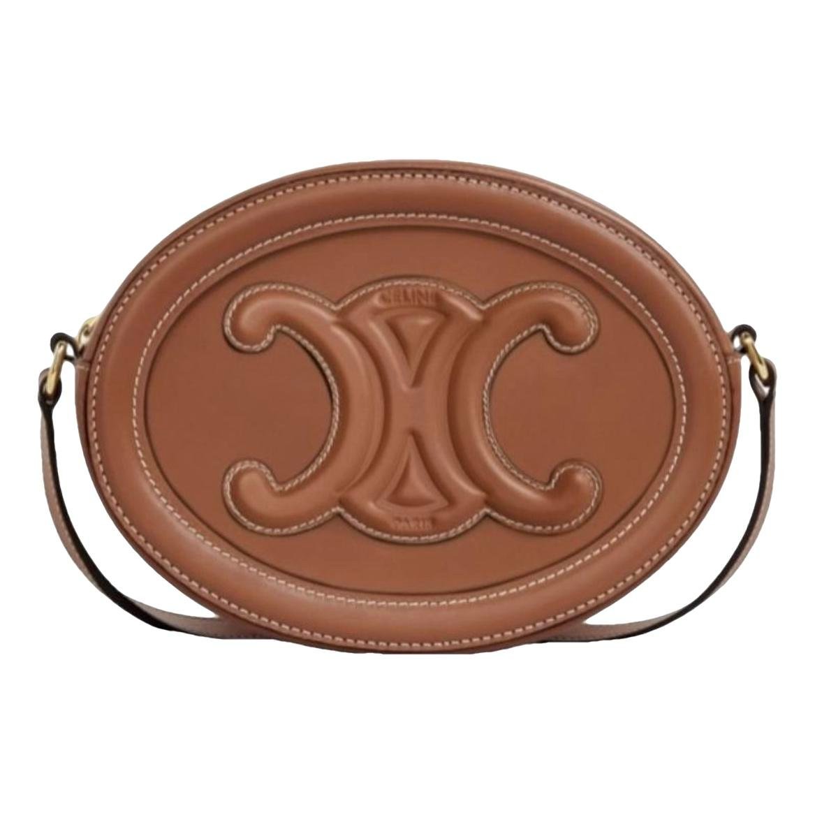 Triomphe leather crossbody bag