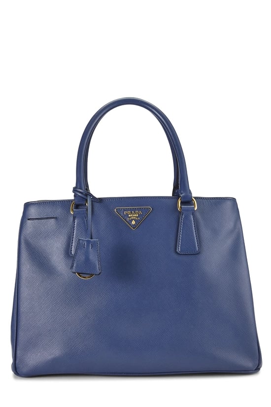 Navy Saffiano Executive Tote Medium