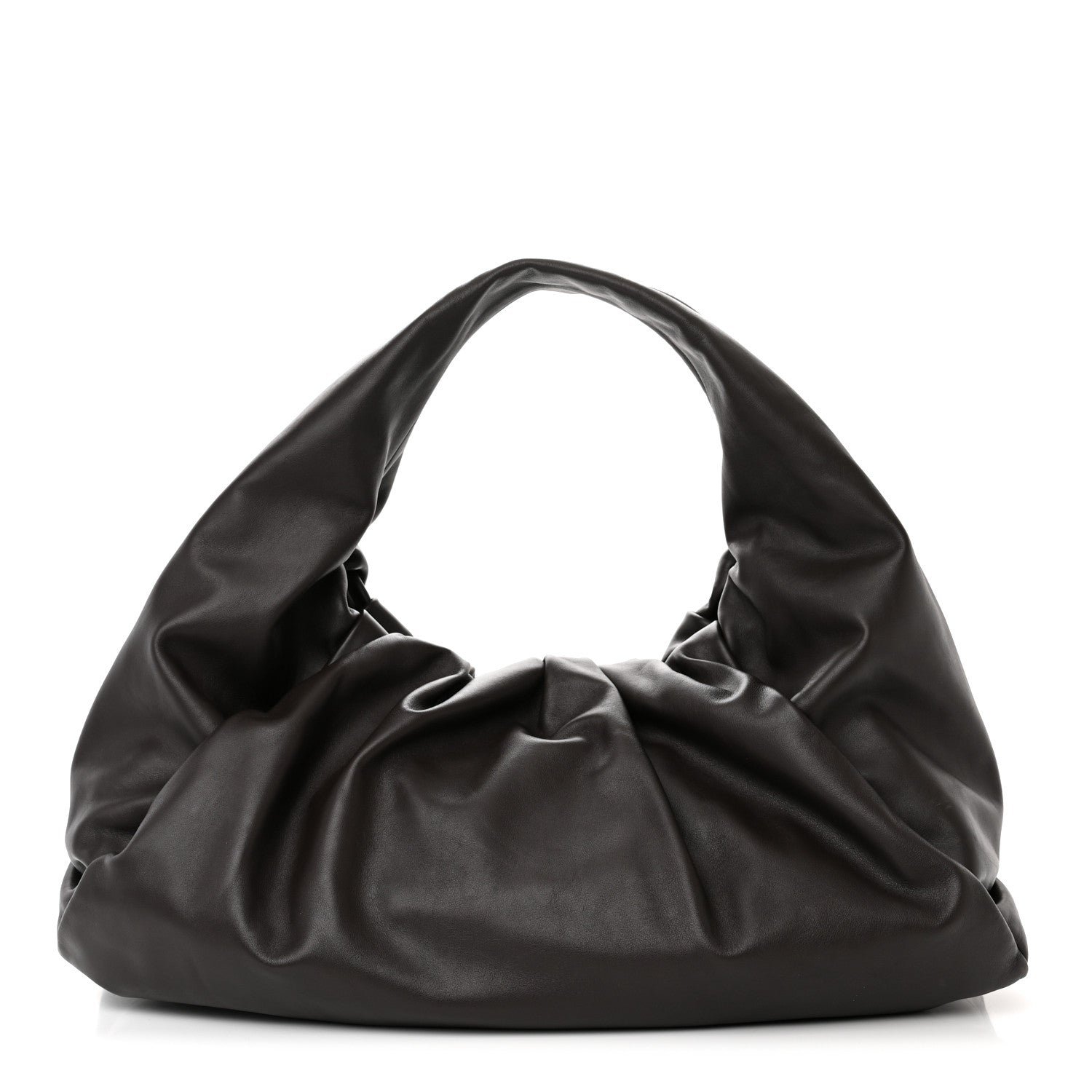 Bottega Veneta Smooth Butter Calfskin Large The Shoulder Pouch Brownie