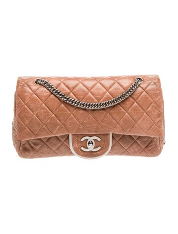 Quilted Double Flap Bag