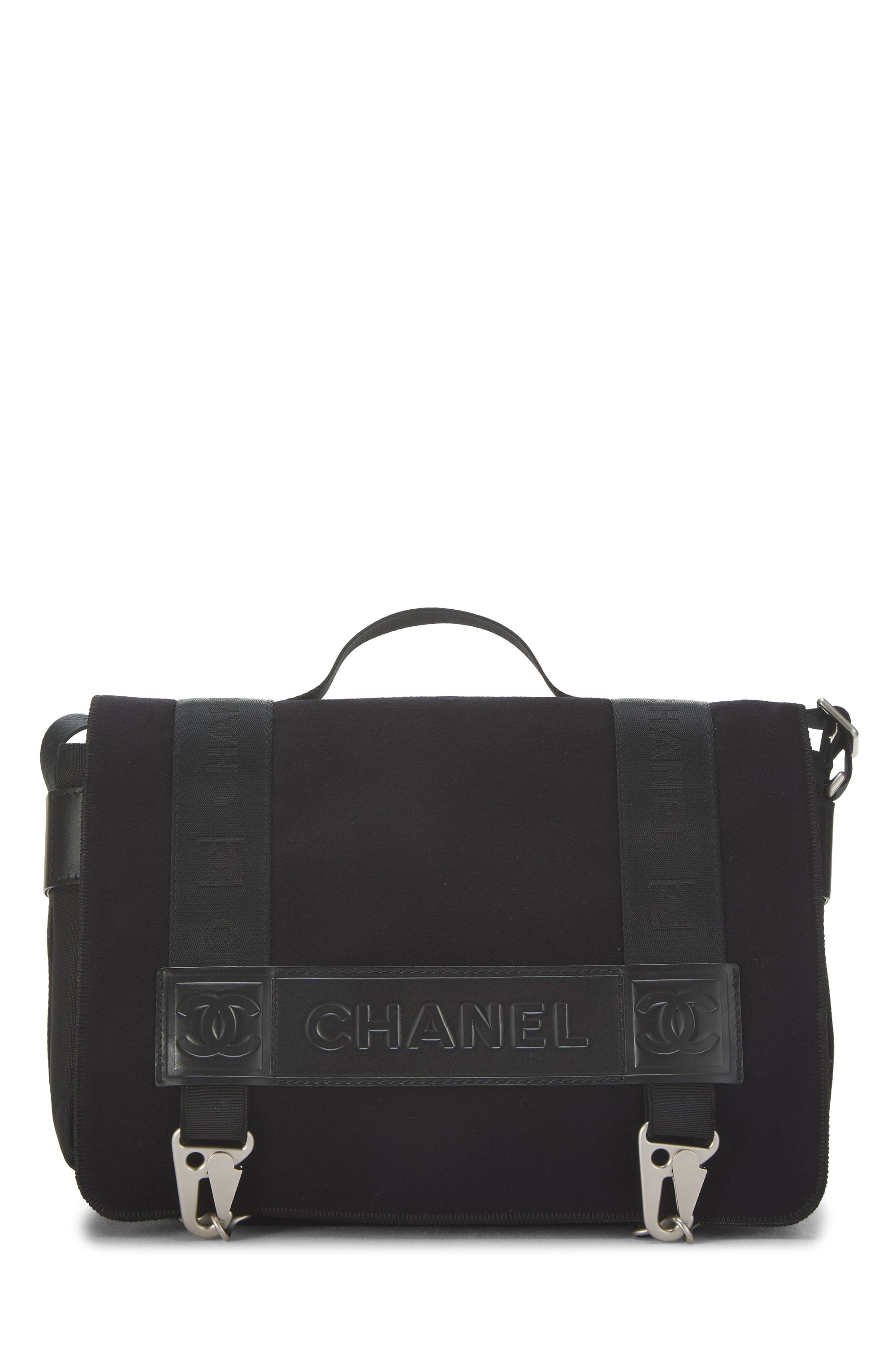 Black Nylon Sportline Messenger