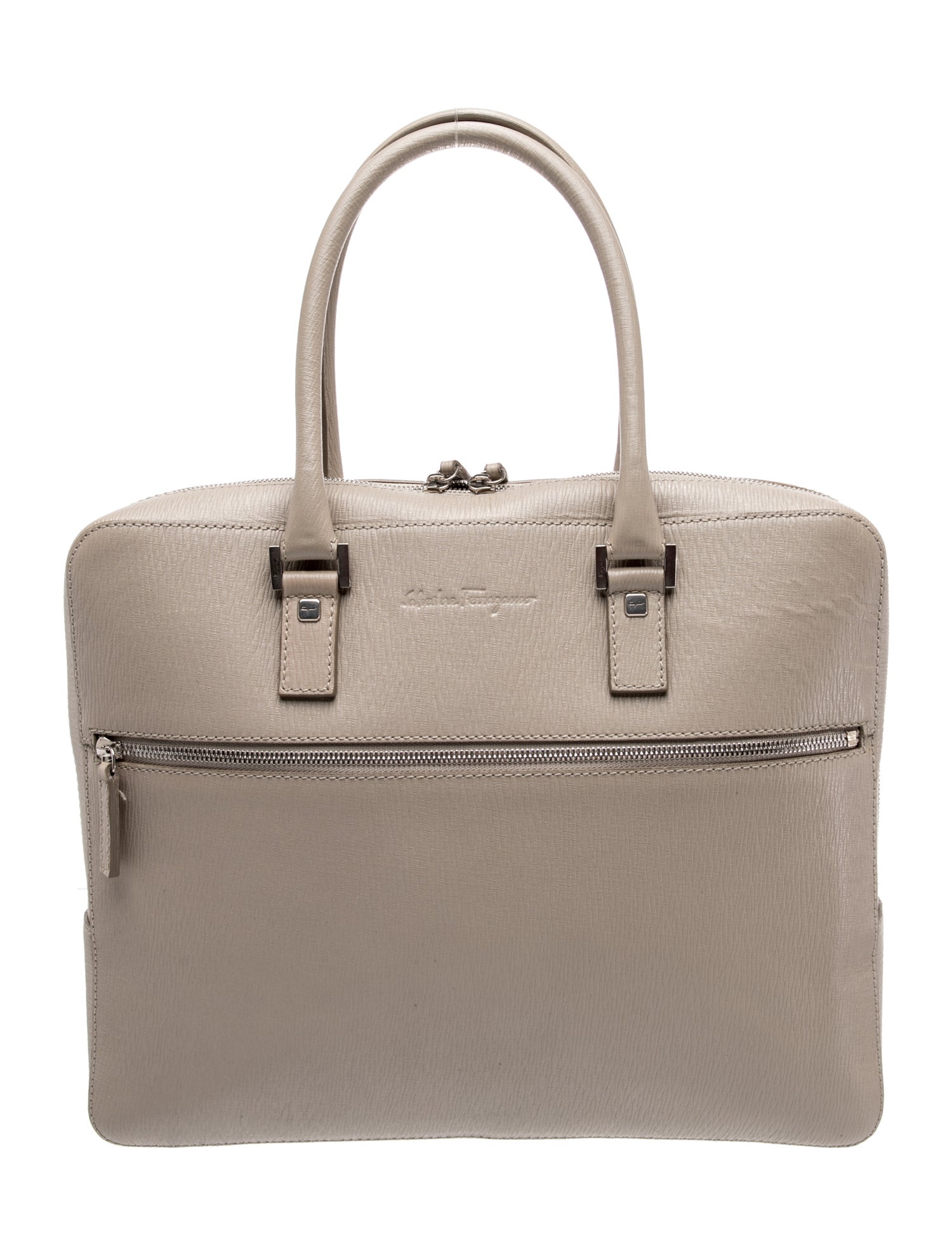 Leather Top Handle Bag