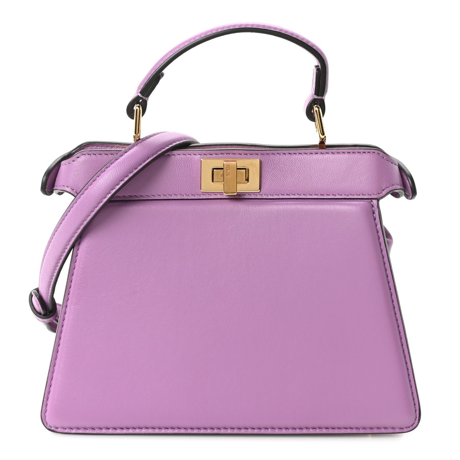 Fendi Shiny Nappa Petite Peekaboo I SEE U Satchel Gapanto Agapanto