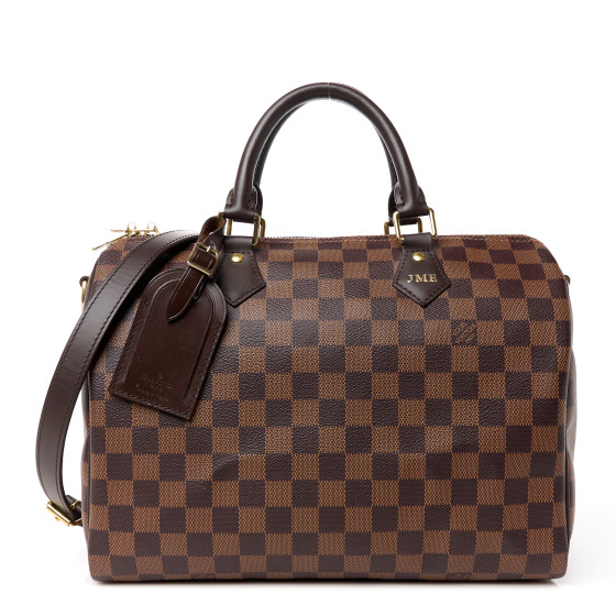 Louis Vuitton Damier Ebene Speedy Bandouliere 35