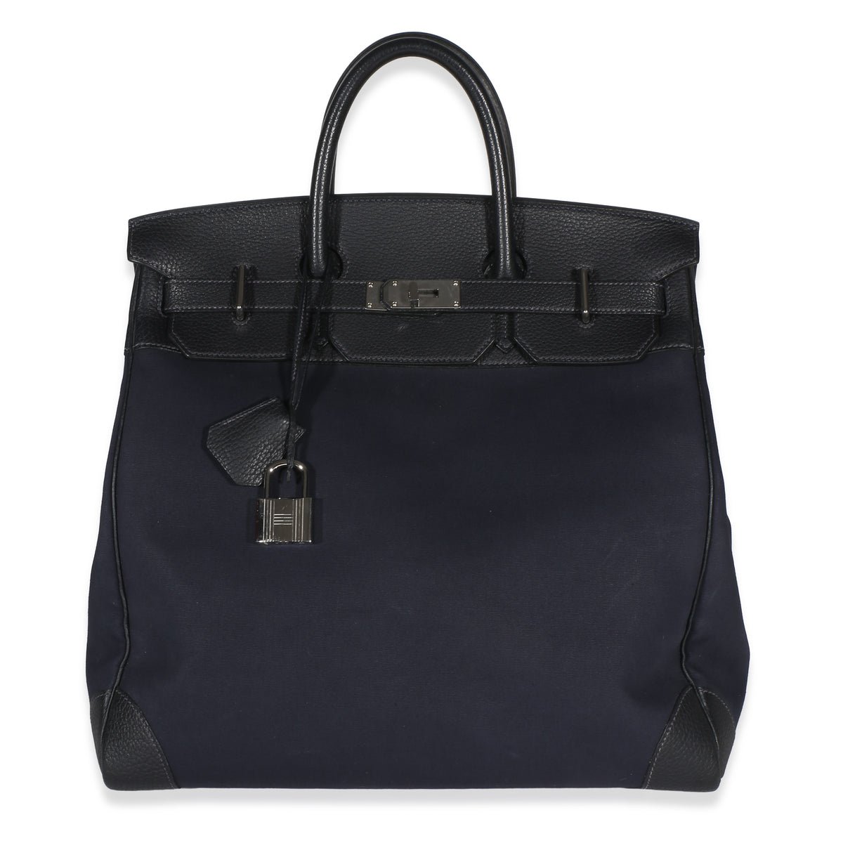 Hermes Bleu Marine Toile Officier Fjord HAC 40 PHW