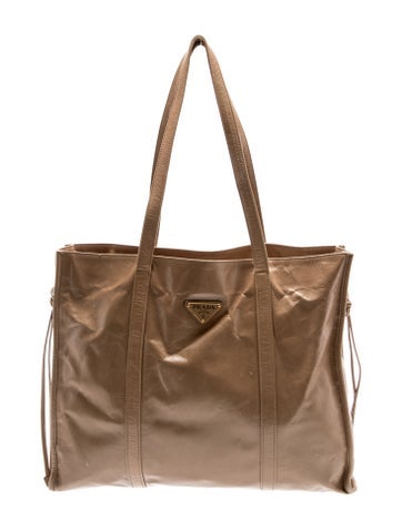 Enameled Metal Triangle Tote