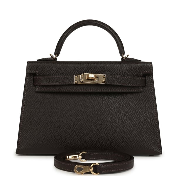 Hermes Kelly Sellier 20 Bai-Brun Epsom Permabrass Hardware