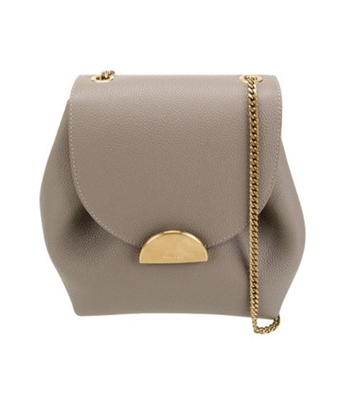 Polene Leather Shoulder Bag