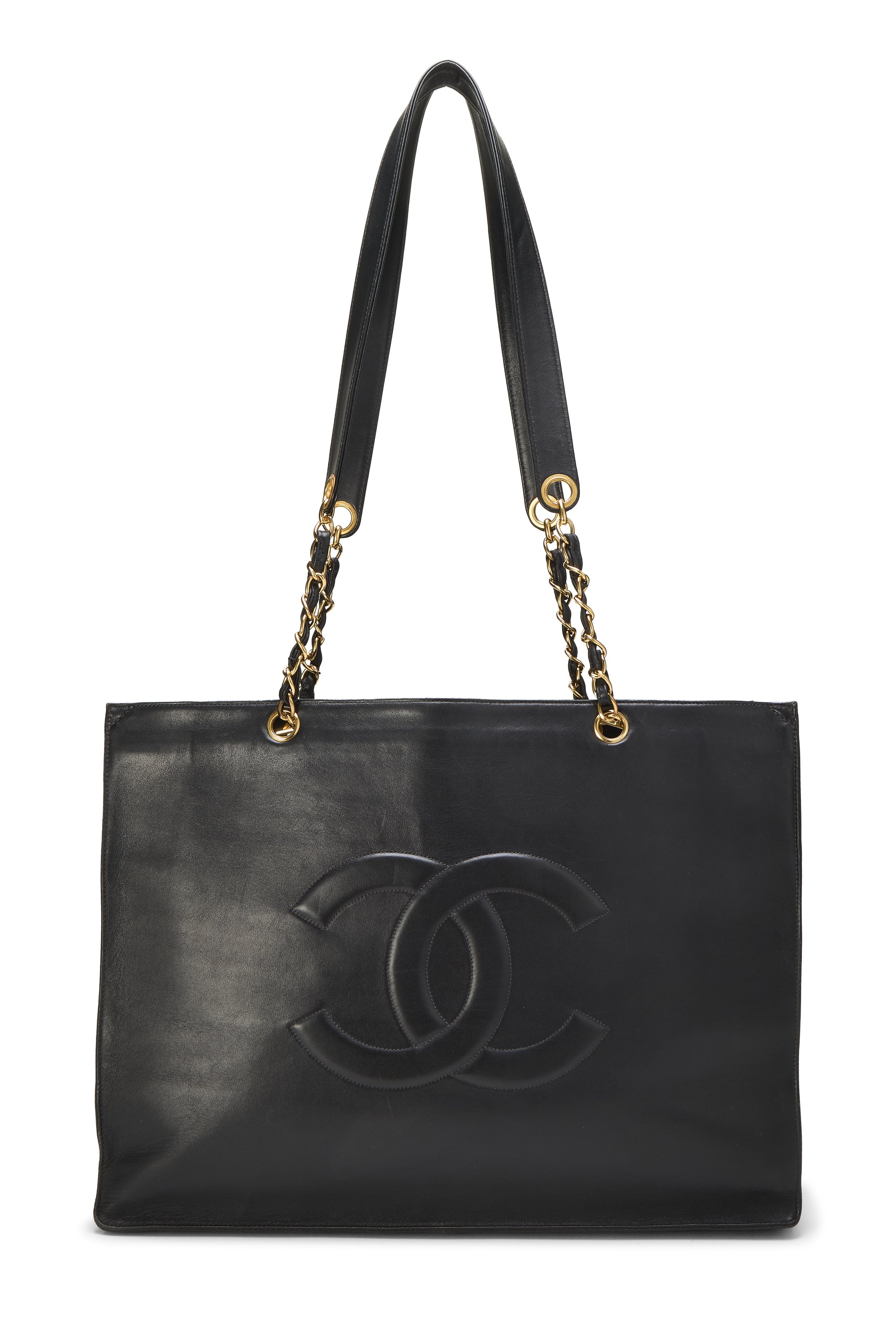 Chanel Black Lambskin Timeless 'CC' Tote