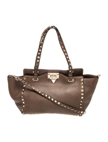 Rockstud Top Handle Bag