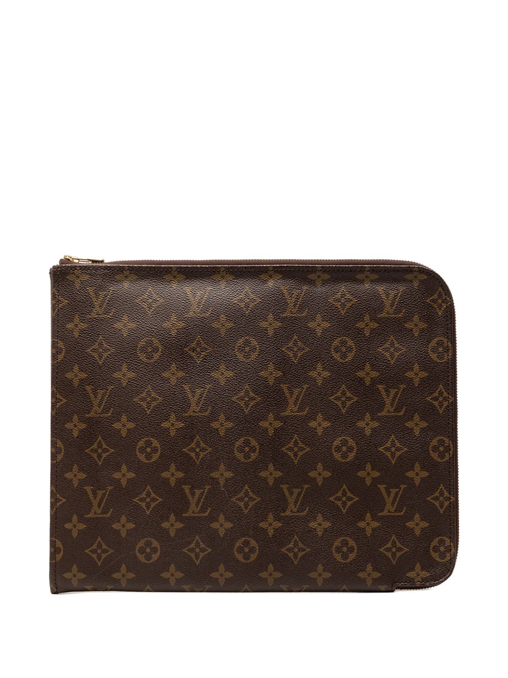 1990 Monogram Poche Documents Portfolio 30 clutch bag