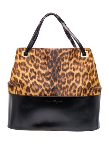 Ponyhair Top Handle Bag