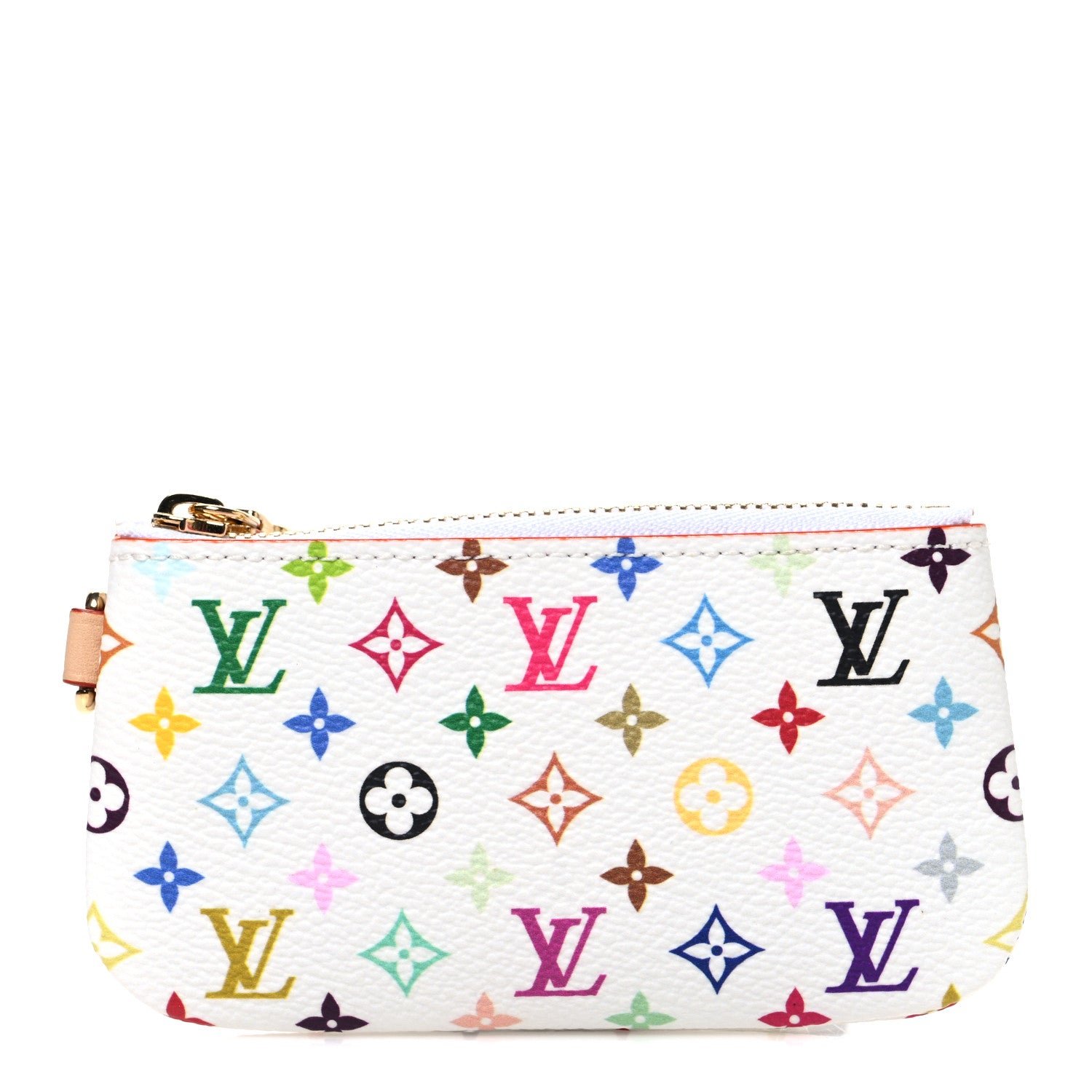 LV X TM Monogram Multicolor Phone Holder White