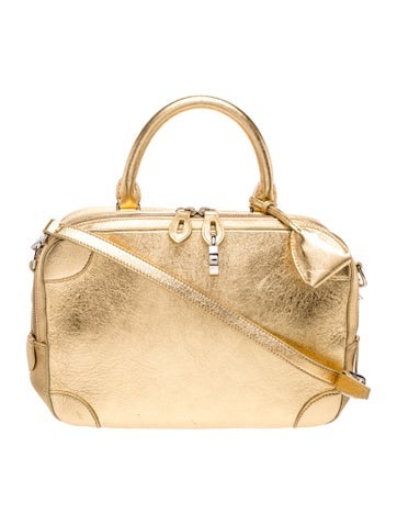 Leather Top Handle Bag