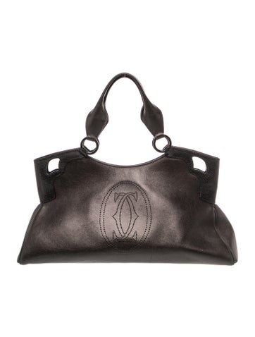 Leather Top Handle Bag