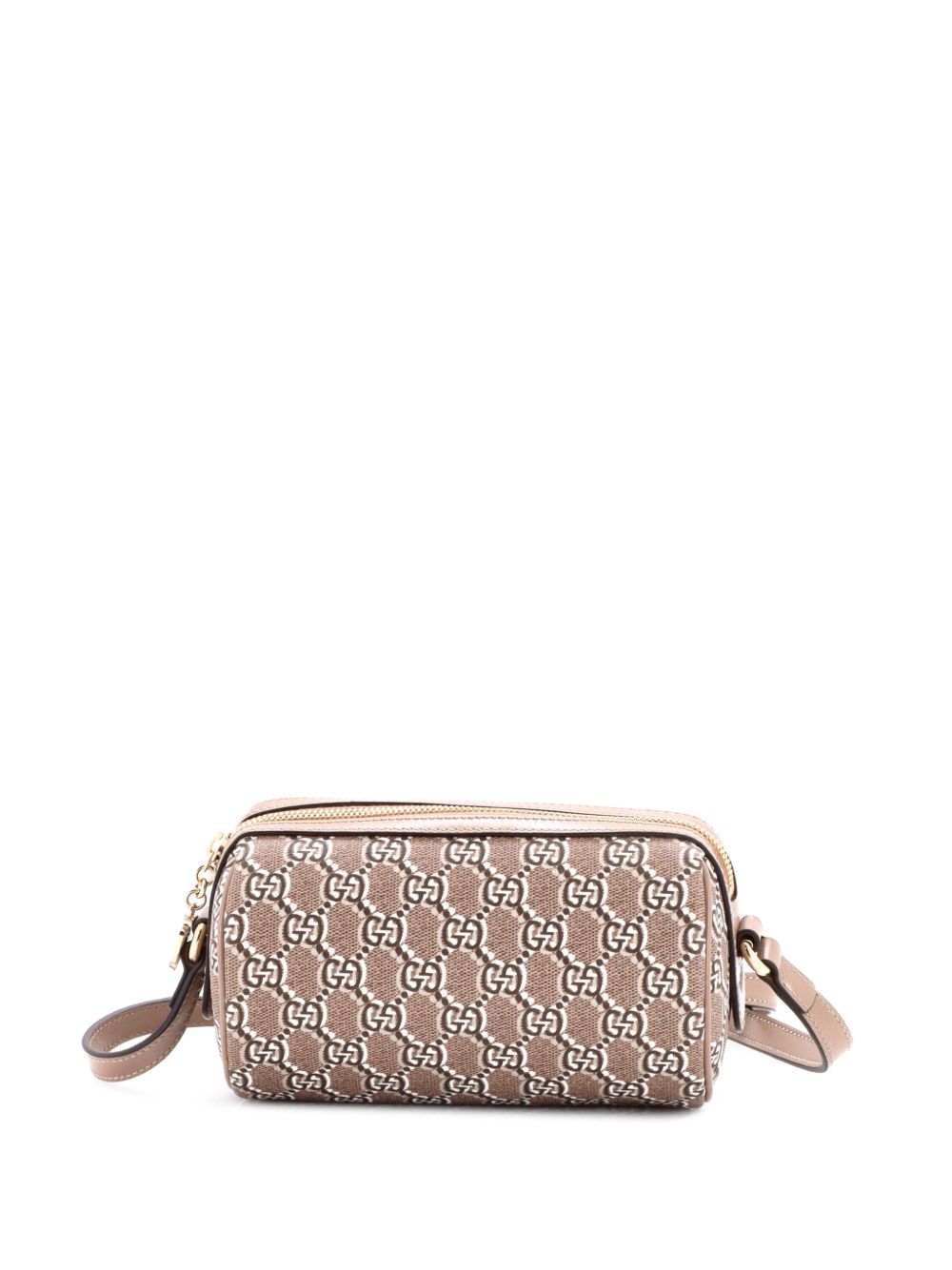 Cylindrical GG Shadow Coated Canvas Mini shoulder bag