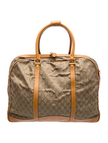 GG Canvas Weekender Bag